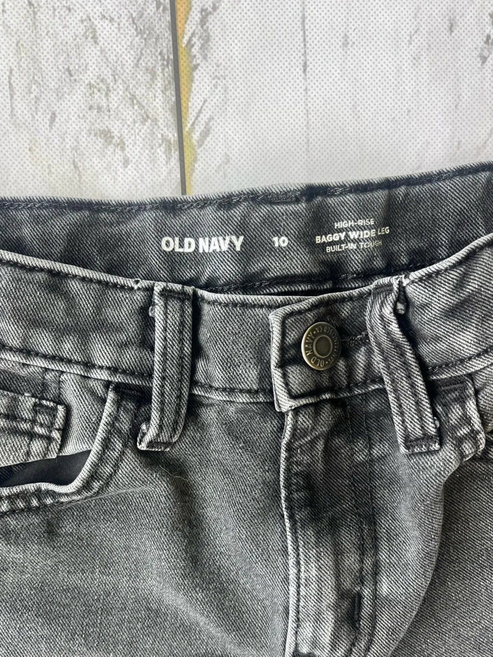 BUNDLE of 4 Old Navy girls baggy wide leg size 10 jean